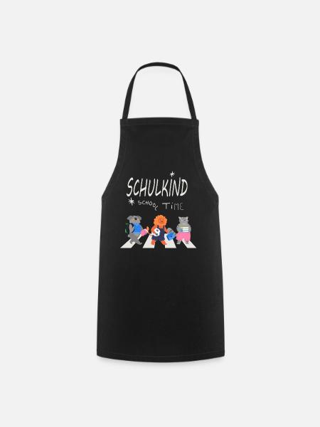 Back to school - Cooking Apron - black