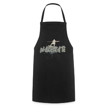 Wakeskate Wakeskating Wakeskater Wakeboard - Tablier de cuisine - noir - Devant - AI Model Male 185 dark (185cm)