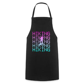 Hiking Mountaineering - Cooking Apron - black - Front - AI Model Male 185 dark (185cm)
