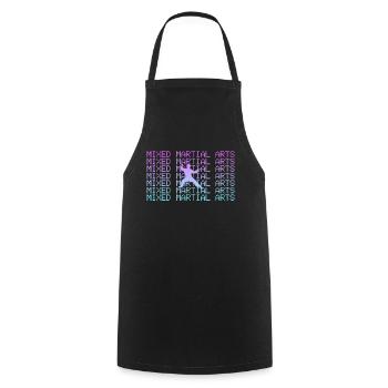 Martial arts - Cooking Apron - black - Front - AI Model Male 185 dark (185cm)