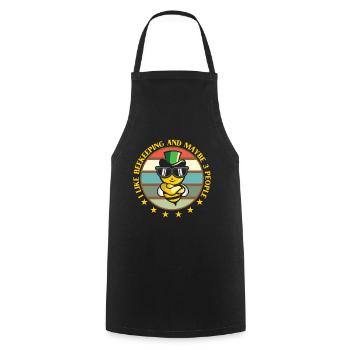 Cadeau d'apiculteur apiculteur abeille abeille - Tablier de cuisine - noir - Devant - AI Model Male 185 dark (185cm)