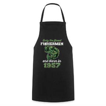Legendary 65 years old gift for the 65th birthday - Cooking Apron - black - Front - AI Model Male 185 dark (185cm)