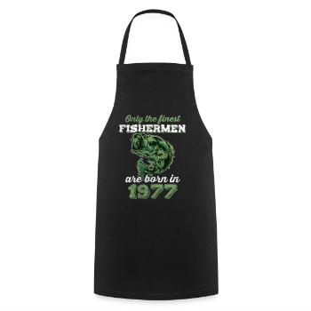 Legendary 45 years old gift for the 45th birthday - Cooking Apron - black - Front - AI Model Male 185 dark (185cm)