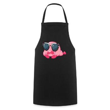 Blobfish with sunglasses - Cooking Apron - black - Front - AI Model Male 185 dark (185cm)