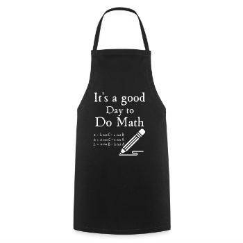 Zurück zur Schule Es ist ein guter Tag, um Mathelehrer zu machen - Kochschürze - Schwarz - Vorne - AI Model Male 185 dark (185cm)