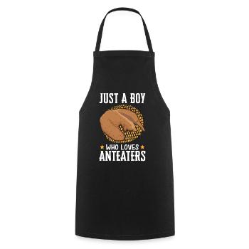 Garçon de fourmiliers aime l’Amérique du Sud - Tablier de cuisine - noir - Devant - AI Model Male 185 dark (185cm)