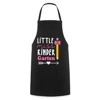 Chemise de la rentrée scolaire Little Miss Kindergarten - Tablier de cuisine - noir - Devant - AI Model Male 185 dark (185cm)