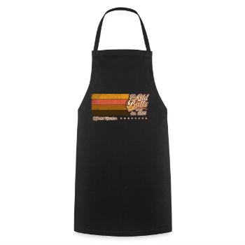 Old Balls Club Est. 1934 On his 88th birthday - Cooking Apron - black - Front - AI Model Male 185 dark (185cm)