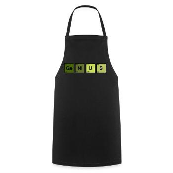 Genius Nerd Geek - Tablier de cuisine - noir - Devant - AI Model Male 185 dark (185cm)
