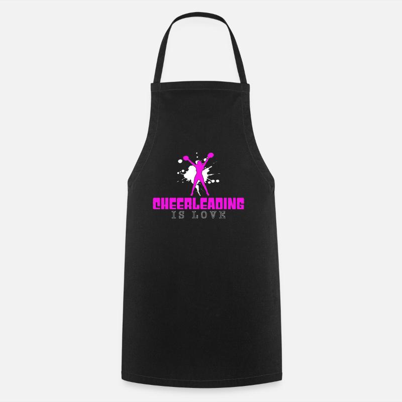 Cheerleading - Kochschürze - Schwarz