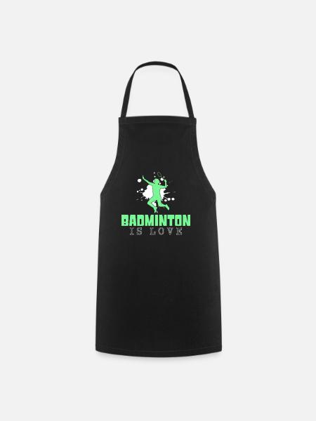 Badminton - Kochschürze - Schwarz