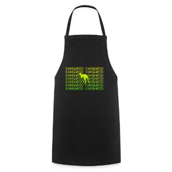 Kangourou - Tablier de cuisine - noir - Devant - AI Model Male 185 dark (185cm)