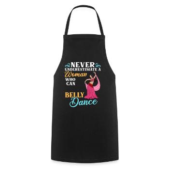 Danse du ventre Danse orientale Musique Danseur - Tablier de cuisine - noir - Devant - AI Model Male 185 dark (185cm)