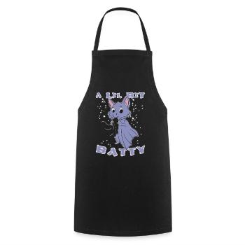 Chauve-souris mignonne Halloween - Tablier de cuisine - noir - Devant - AI Model Male 185 dark (185cm)
