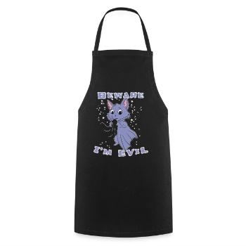 Chauve-souris mignonne Halloween - Tablier de cuisine - noir - Devant - AI Model Male 185 dark (185cm)