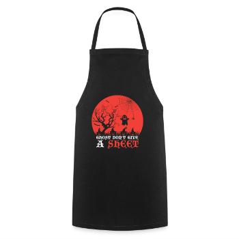 Scary halloween pumpkin witches zombie ghosts - Cooking Apron - black - Front - AI Model Male 185 dark (185cm)