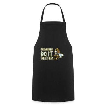 Cadeau d'apiculteur apiculteur abeille abeille - Tablier de cuisine - noir - Devant - AI Model Male 185 dark (185cm)