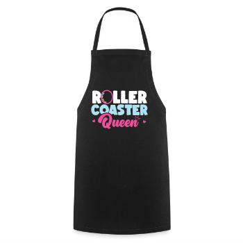 Roller Coaster Roller Coaster - Cooking Apron - black - Front - AI Model Male 185 dark (185cm)