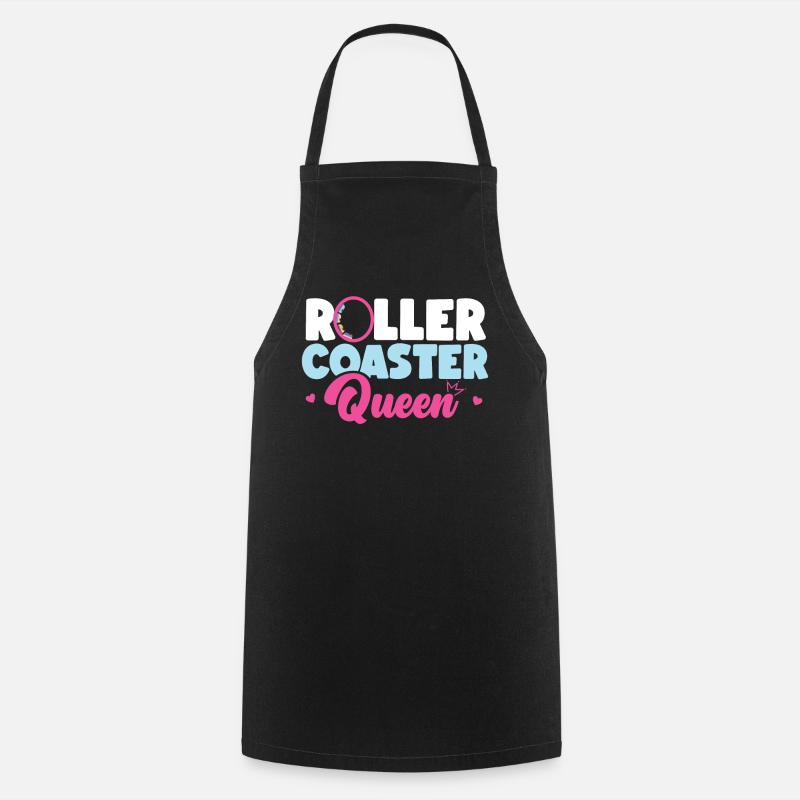 Roller Coaster Roller Coaster - Cooking Apron - black