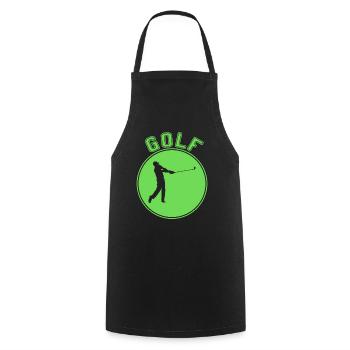 Golfe - Tablier de cuisine - noir - Devant - AI Model Male 185 dark (185cm)