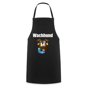 Wachhund - Ich liebe Energy Drinks Party Hund - Kochschürze - Schwarz - Vorne - AI Model Male 185 dark (185cm)