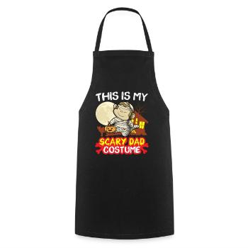 This Is My Scary Dad Costume Funny Halloween - Cooking Apron - black - Front - AI Model Male 185 dark (185cm)