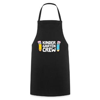 Kindergarten Crew - Cooking Apron - black - Front - AI Model Male 185 dark (185cm)