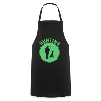 Chasser - Tablier de cuisine - noir - Devant - AI Model Male 185 dark (185cm)