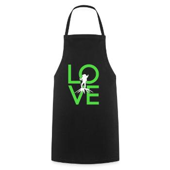 Alpinisme - Tablier de cuisine - noir - Devant - AI Model Male 185 dark (185cm)