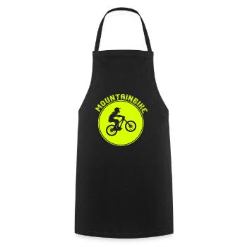 Mountainbiking - Kochschürze - Schwarz - Vorne - AI Model Male 185 dark (185cm)