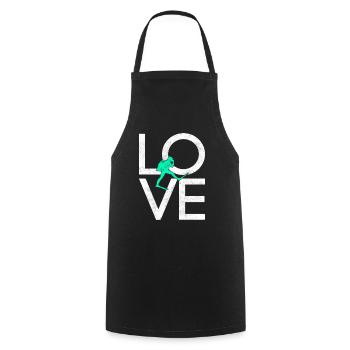 Plonger - Tablier de cuisine - noir - Devant - AI Model Male 185 dark (185cm)