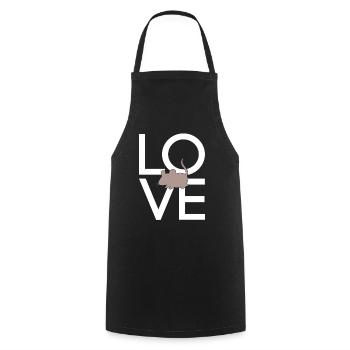 Mouse - Cooking Apron - black - Front - AI Model Male 185 dark (185cm)