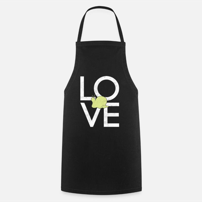 Snail - Cooking Apron - black