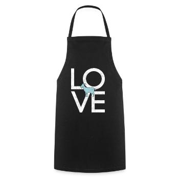 Goat - Cooking Apron - black - Front - AI Model Male 185 dark (185cm)