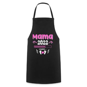 Mama 2022 Laden Mutter Muttertag Werdende Mama Loa - Kochschürze - Schwarz - Vorne - AI Model Male 185 dark (185cm)