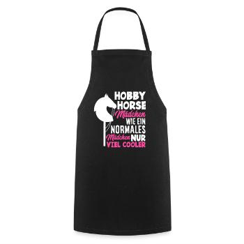 Hobby Horse Hobby Horsing Girls - Tablier de cuisine - noir - Devant - AI Model Male 185 dark (185cm)