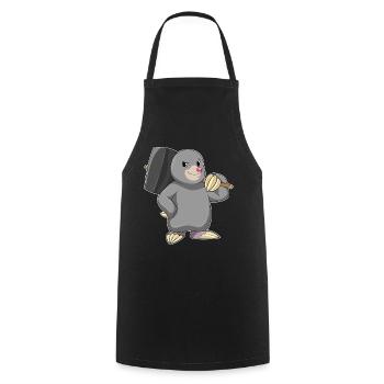 Artisan Taupe Artisan - Tablier de cuisine - noir - Devant - AI Model Male 185 dark (185cm)