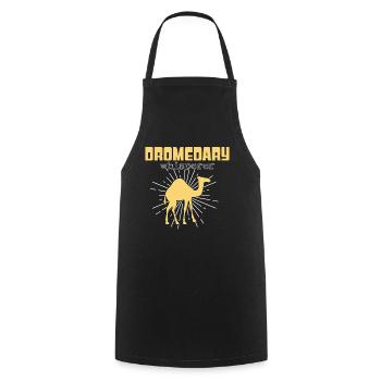 Dromedary Whisperer - Cooking Apron - black - Front - AI Model Male 185 dark (185cm)