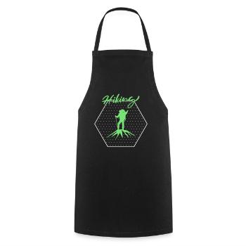 Wander - Cooking Apron - black - Front - AI Model Male 185 dark (185cm)