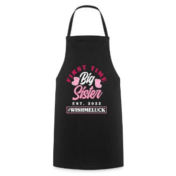 Fille Sœurs Frères et sœurs 2022 - Tablier de cuisine - noir - Devant - AI Model Male 185 dark (185cm)