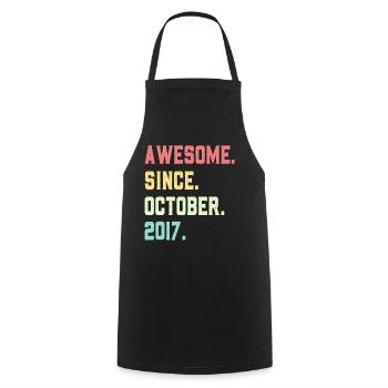 Génial depuis octobre 2017 - Tablier de cuisine - noir - Devant - AI Model Male 185 dark (185cm)