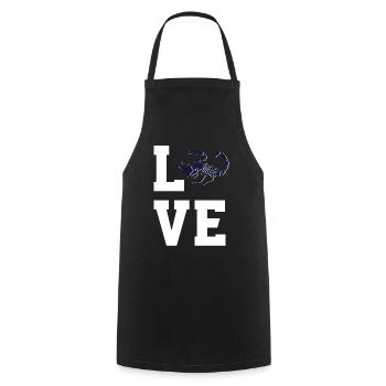 Dear Scorpio - Cooking Apron - black - Front - AI Model Male 185 dark (185cm)