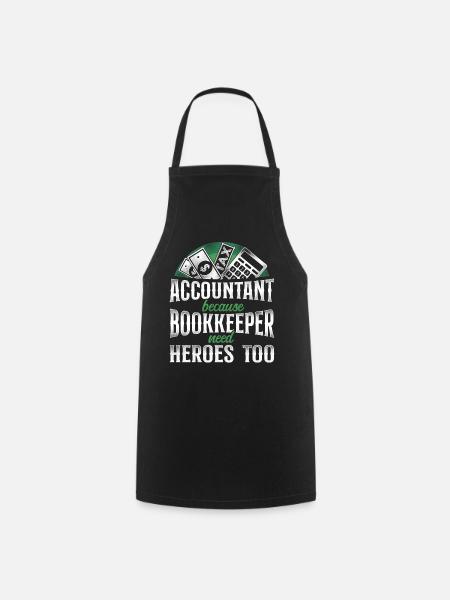 Accountant Bookkeeper Accounting - Kochschürze - Schwarz