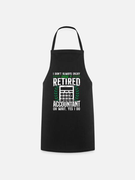 Accountant Bookkeeper Accounting - Kochschürze - Schwarz