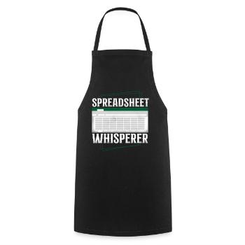 Comptable Comptable Comptable Comptabilité - Tablier de cuisine - noir - Devant - AI Model Male 185 dark (185cm)