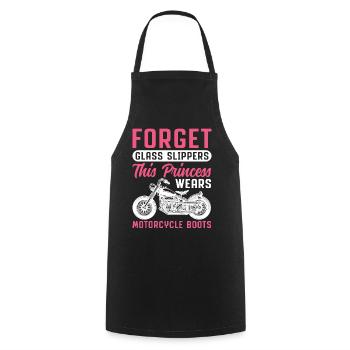 Forgetfuls' High Hells This Princess Wears Depth - Cooking Apron - black - Front - AI Model Male 185 dark (185cm)