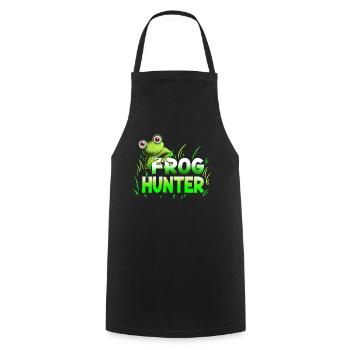 Toad Frogs Tadpole Frog Hunter Children's Shirt - Cooking Apron - black - Front - AI Model Male 185 dark (185cm)