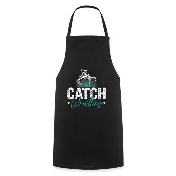 Catch Wrestling Training Wrestler Fight Grappling - Cooking Apron - black - Front - AI Model Male 185 dark (185cm)