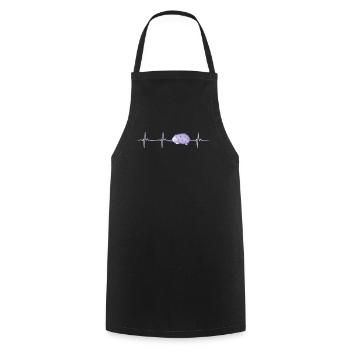 Pavian - Kochschürze - Schwarz - Vorne - AI Model Male 185 dark (185cm)
