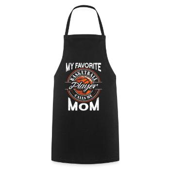 Basketball Mama Basketballspieler - Kochschürze - Schwarz - Vorne - AI Model Male 185 dark (185cm)